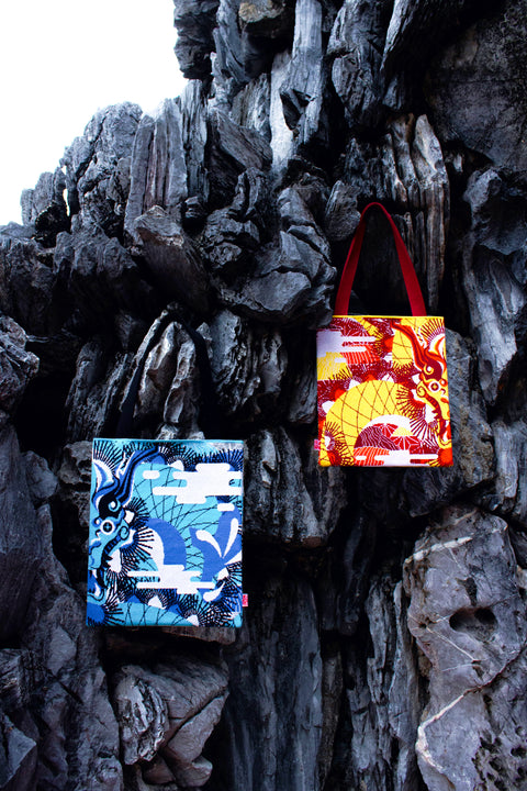The Myths Dragon Vertical Tote Bag