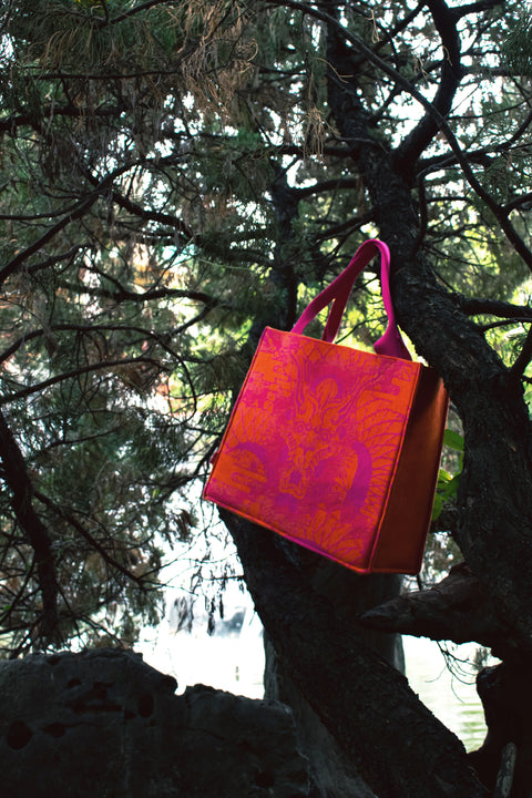 The Myths Line Dragon Book Tote