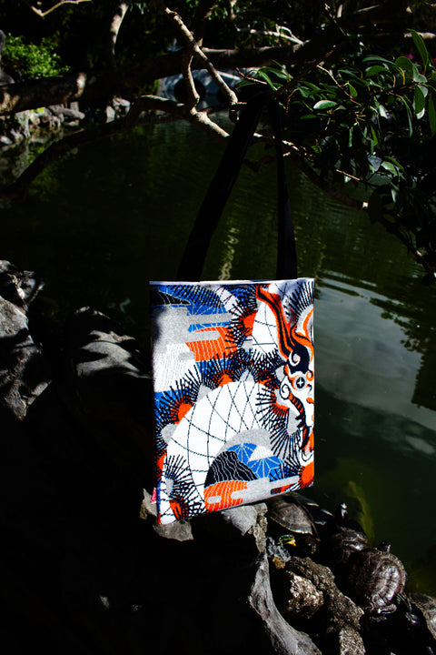 The Myths Dragon Vertical Tote Bag