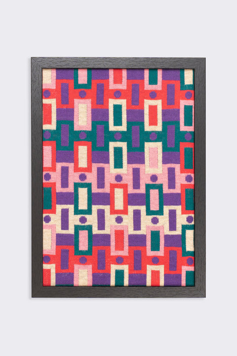 Monster building: BLOCK Knit Art Print
