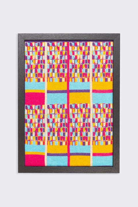 Monster building: CROSS Knit Art Print