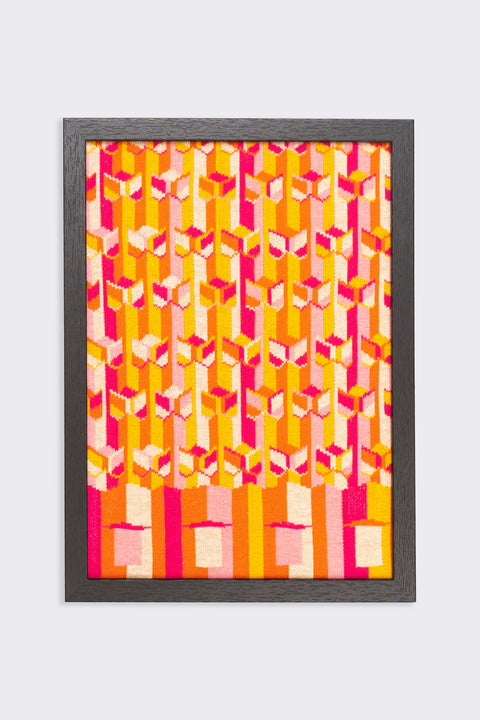 Monster building: WAVE Knit Art Print