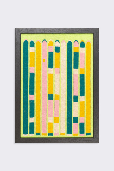 Monster building: VERTICAL Knit Art Print