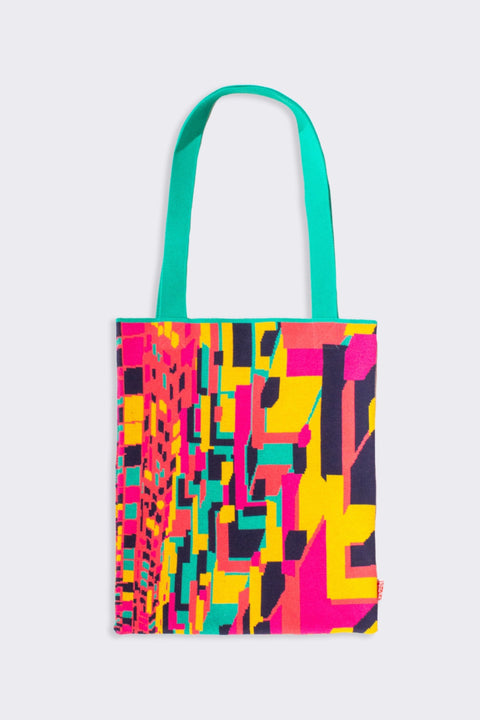Monster Building Day & Night Tote Bag