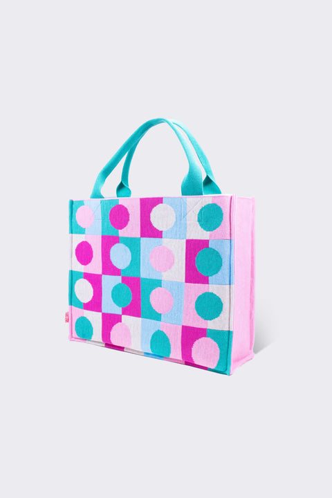 Monster Building Circle Book Tote