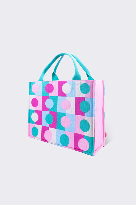 Monster Building Circle Book Tote
