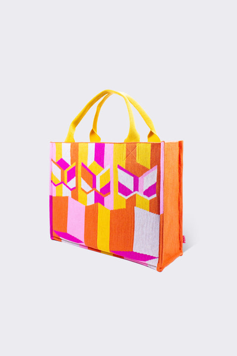 Monster Building Wave Book Tote