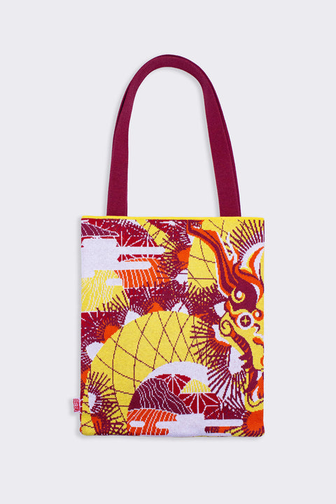The Myths Dragon Vertical Tote Bag