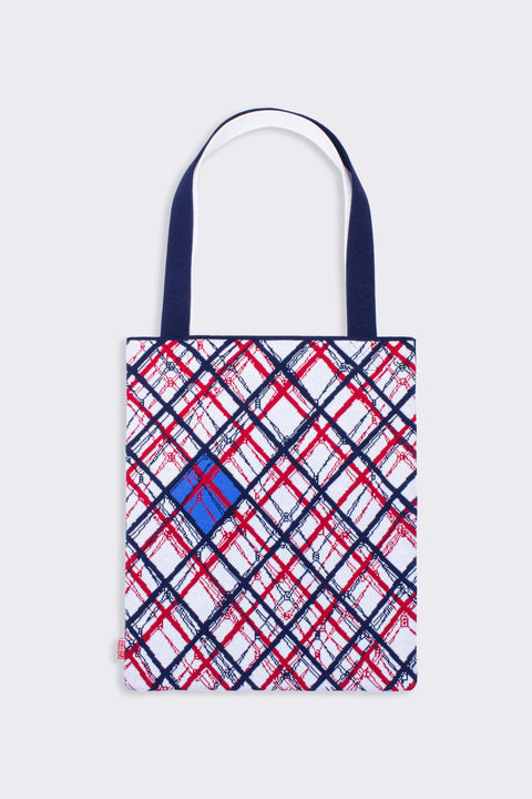 Glass Pyramid Vertical Tote Bag