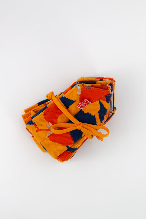 Floral Tote Red Cotton Tree Foldable Tote