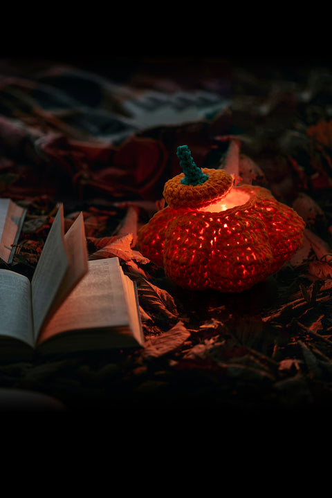 Pumpkin Candle Holder Hand Crochet Workshop