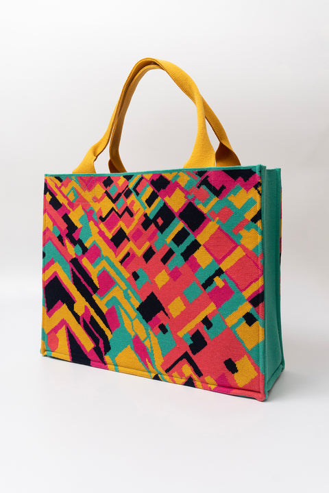 Monster Building Day & Night Book Tote