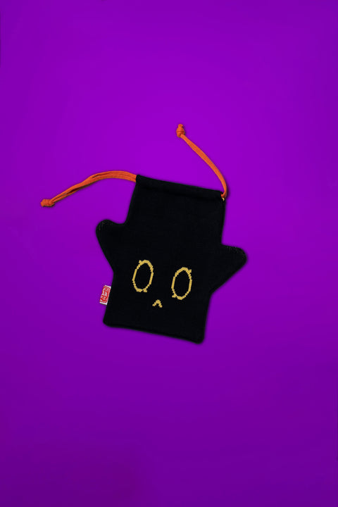 Pumpkin Cat Drawstring Bag