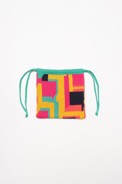 Monster Building Day & Night Drawstring Bag