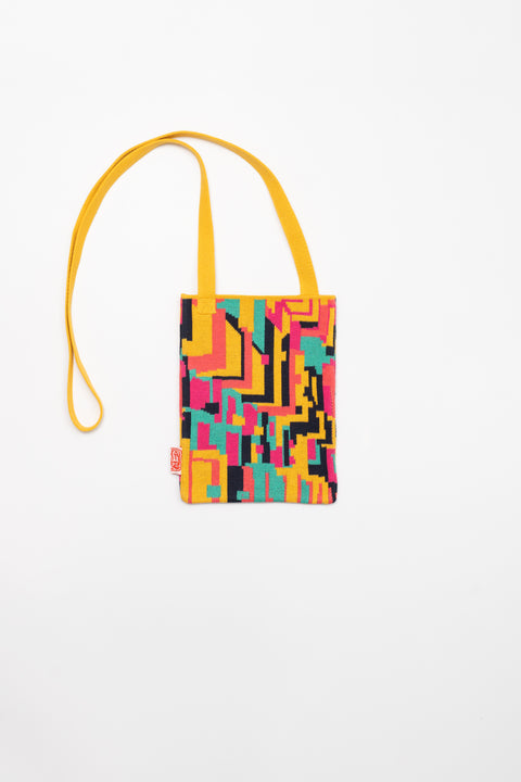 Monster Building Day & Night Vertical Crossbody Bag
