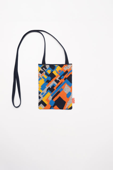 Monster Building Day & Night Vertical Crossbody Bag