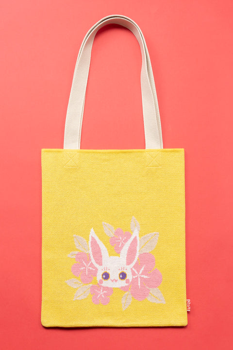 Lucky Dharma Rabbit Vertical Tote Bag