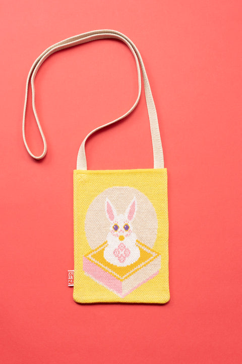 Lucky Dharma Rabbit Vertical Crossbody Bag