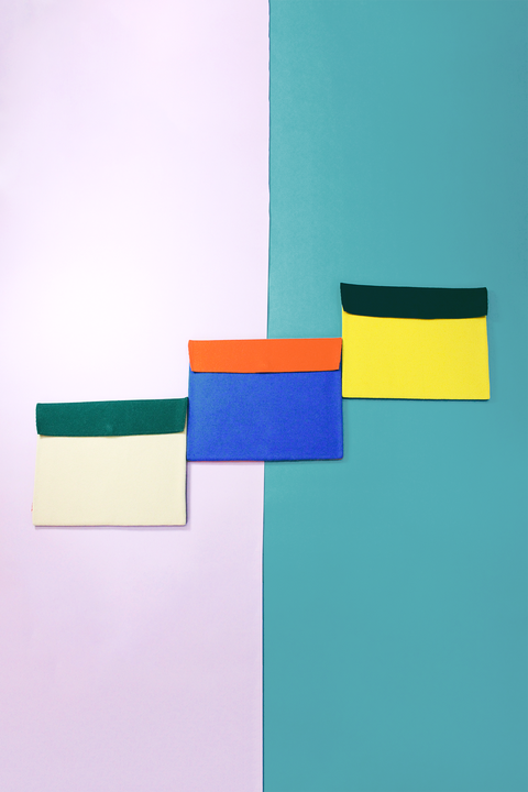 Colour Block Horizontal Computer Bag