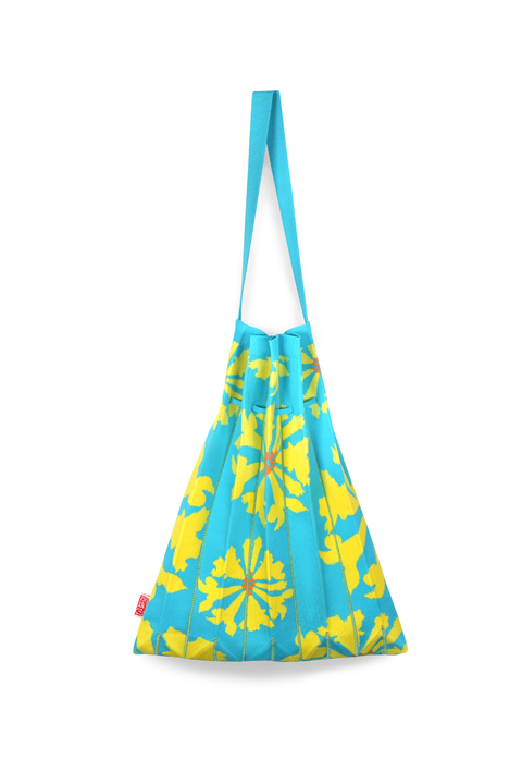 Floral Tote Golden Trumpet Tree Foldable Tote