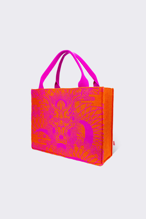 The Myths Line Dragon Book Tote