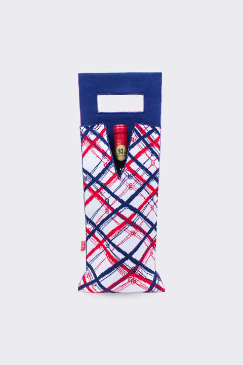 Glass Pyramid Single Wine Tote
