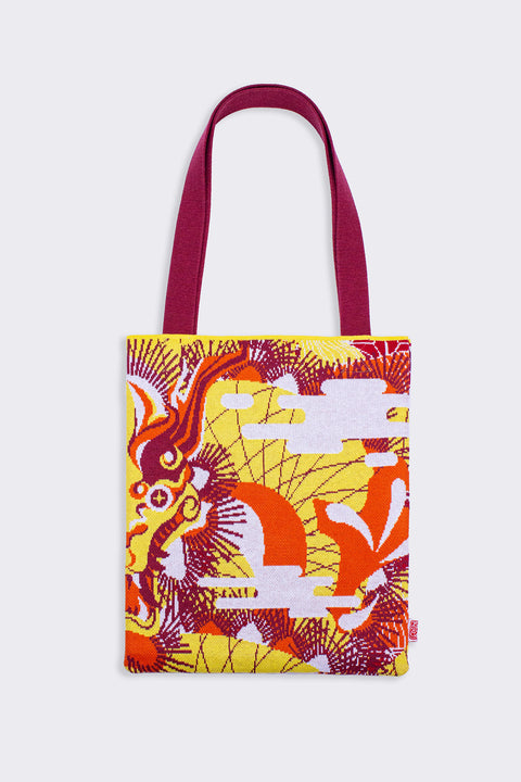 The Myths Dragon Vertical Tote Bag