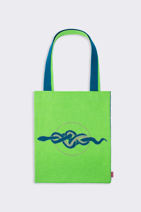 Scales Knot Vertical Tote Bag