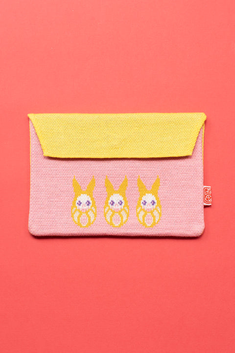 Lucky Dharma Rabbit Red Pocket Pouch